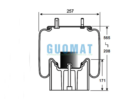 1R11-773 Goodyear Truck Rolling Lobe Air Spring W01-M58-6317 Firestone Suspension Gumowe podwieszki