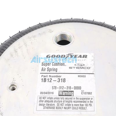 Goodyear 1B12-318 Jednorazowa sprężyna powietrzna Zastąpić Contitech FS 330-11CI Poduszka powietrzna