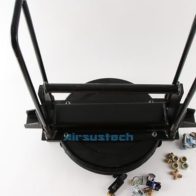 GUOMAT Zwinięte gumowe zawieszenie sprężyny powietrznej z uchwytem dla półnaczepy