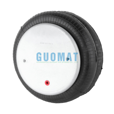 2 Zwinięte gumowe sprężyny powietrzne Contitech FD 330-22 363 2B12-425 Goodyear Stalowe poduszki powietrzne