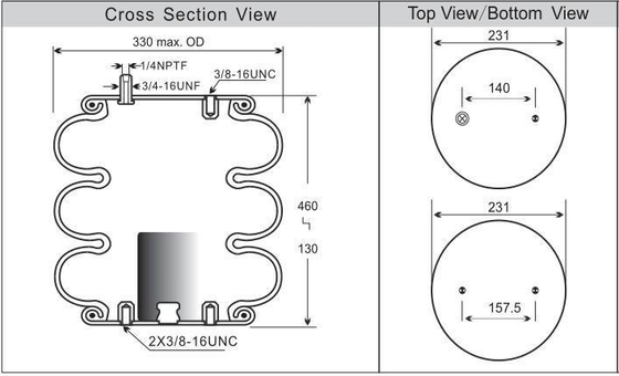 Goodyear 3B12-328 Podwieszenie powietrzne