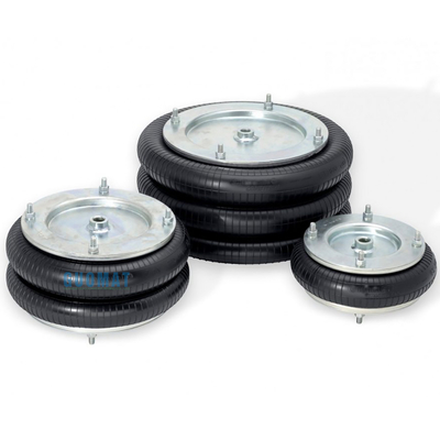 Dunlop podwójnie splecione sprężyny powietrzne 4 1/2X2 gumowe z płytką aluminiową