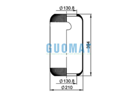 644N Contitech Gumy powietrzne 1E21 Phoenix Autobus Wiosna dla Mercedes Benz A0003270101