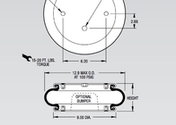 W01-358-7011 Tylne poduszki powietrzne Firestone Industrial Shock Bellows Style 19 do palety kontenerowej