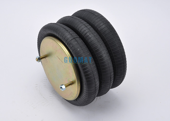 Firestone Industrial Air Spring Triple Convoluted Bellows Gas 1 / 4NPTF Układ zawieszenia pneumatycznego