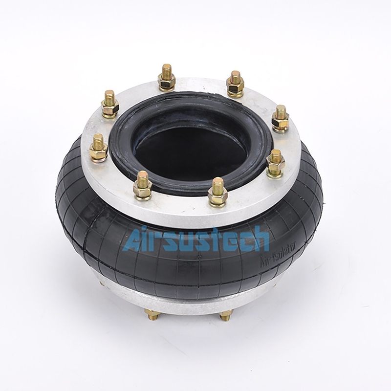 Poduszki powietrzne z gumy ze stopu aluminium 260130H-1 Flange Air Spring do zastosowań przemysłowych ciężkich