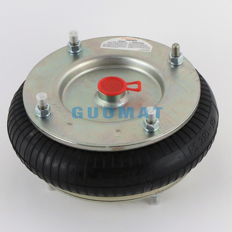FS 210-10 DS G 1/2 Contitech Poduszka powietrzna Czarna Winowate przemysłowe sprężyny powietrzne