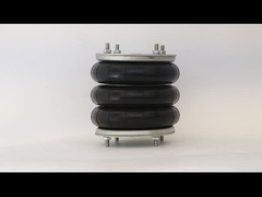 10X3'' Potrójne, konwolutowe poduszki powietrzne typu FT210-32 DS Contitech, kołnierzowe, gumowe siłowniki pneumatyczne