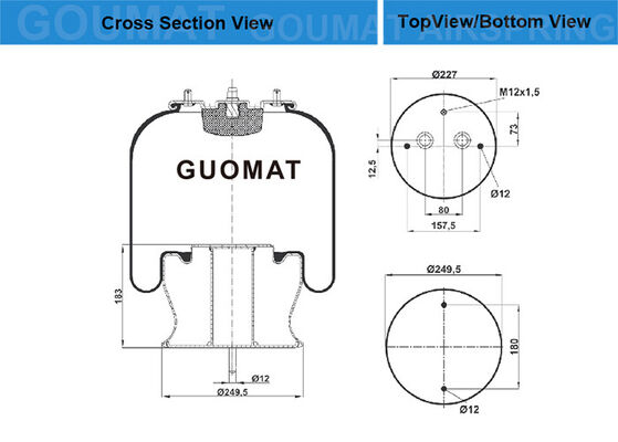1370744/1386200 1362147 Seria 4 Torba napowietrzna Scania Truck Goodyear 1R13-745