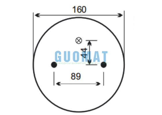 Podwójny zawieszenie powietrzne sprężyny 2B9-253 Goodyear W01-358-6945 Firestone powietrzne zawieszenie