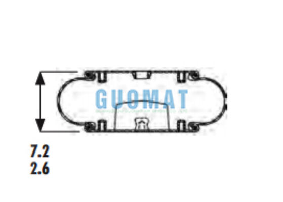 W013586920/W013587043 Firestone Rubber Air Spring 1B12-305