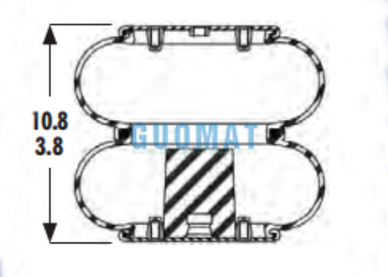 2B9-201 Goodyear Wytrzymała Poduszka Powietrzna W01-358-6935 Firestone Podwójny Miech Poduszek Powietrznych