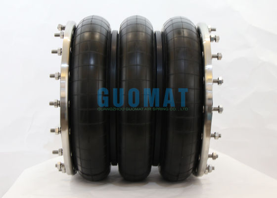Wytrzymałe gumy W01-358-7761 Firestone Flange Air Spring Style 312 Air Bellows For Industrial Machine