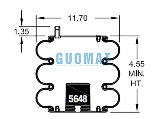 FT 330-29 703 Contitech Przemysłowe poduszki powietrzne W01-358-7990 Firestone Pneumatyczne poduszki powietrzne