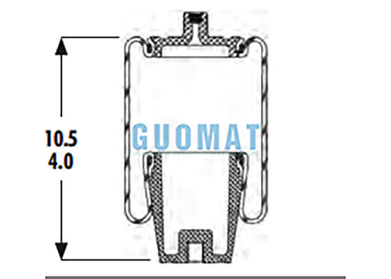 1S4-056 Goodyear zawieszenie sprężyny powietrznej wymiana W023587040 Firestone kabiny poduszki powietrznej