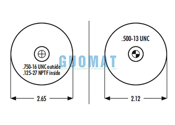 1S4-056 Goodyear zawieszenie sprężyny powietrznej wymiana W023587040 Firestone kabiny poduszki powietrznej