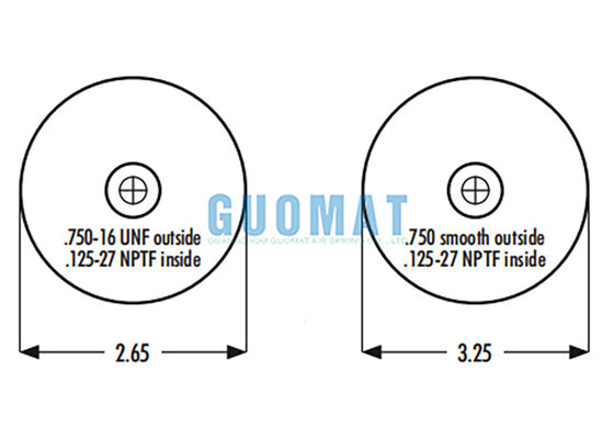 1S4-067 Kabinowy miech pneumatyczny Goodyear ASC-08-7-137 Wymiana poduszki pneumatycznej zawieszenia ciężarówki