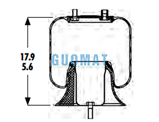 566-18-3-004 Gumowe zawiesiny 1R9-003 Goodyear Truck Suspension Air Spring