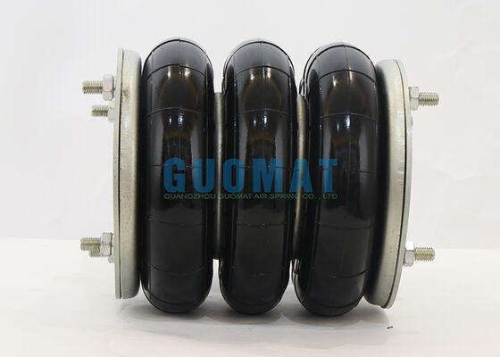 6" x 3 gumowe wioski W01R584095 Firestone Trzykrotnie zawieszone sprężyny powietrzne z otworem powietrza G1/2