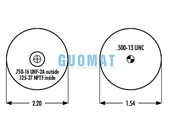 1S3-011 Goodyear Cab Air Spring W02-358-4001 Firestone Amortyzator uderzeń powietrza