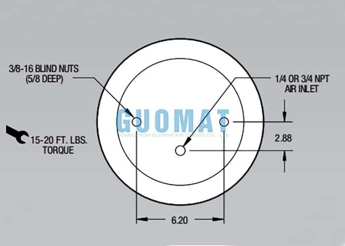 1T15M-2 Firestone Style Air Shock W01-358-9042 Sprężyny pneumatyczne do amortyzacji