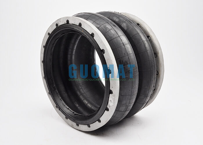 W01-358-7191 Firestone Flange Air Spring 28 Style Ribbed Neck Aluminium Bead Rings Gumkowe poduszki powietrzne