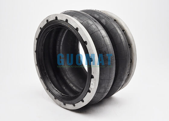 W01-358-7191 Firestone Flange Air Spring 28 Style Ribbed Neck Aluminium Bead Rings Gumkowe poduszki powietrzne