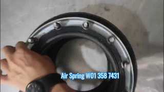 Sprężyna pneumatyczna Firestone W01-358-7431 Podwójnie zwinięta