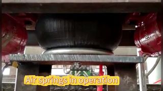GUOMAT W01 358 7244 Rozwiązanie wibracji przemysłowych z resorem pneumatycznym